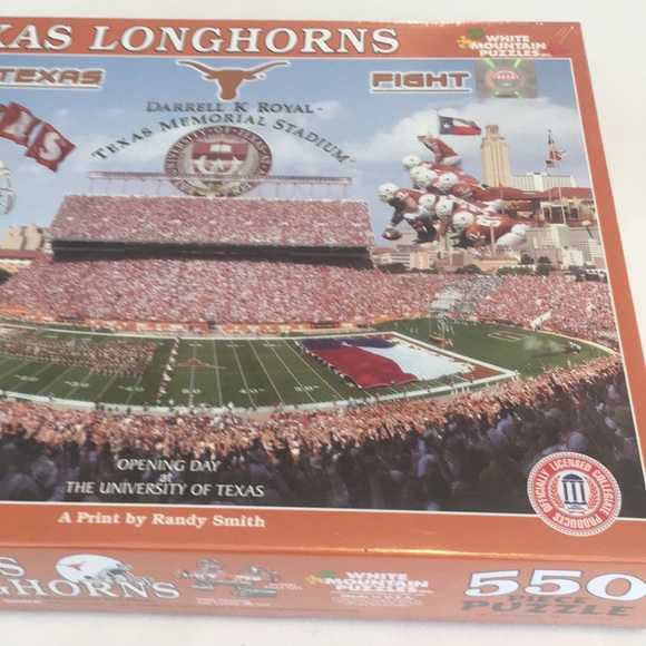The Texas Longhorns Stadium 550 Piece Puzzle NEW A FUN must for the longhorn fan - Picture 4 of 5